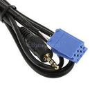 2x 3.5mm MP3 Car Audio AUX In Input Interface Music Cable For VW Passat Bora