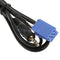 2x 3.5mm MP3 Car Audio AUX In Input Interface Music Cable For VW Passat Bora