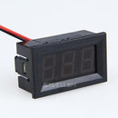 0.56" LCD DC 3.2-30V Red LED Panel Meter Digital Volt Voltmeter with Two-wire