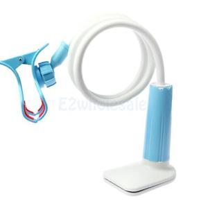 Univers Flexible Lazy Bracket Mobile Phone Stand Holder Car Bed Desk Blue