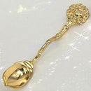 10pcs Retro Shape Handle Coffee Spoon Tea Dessert Soup Condiment Scoop