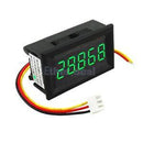 DC 3.5-30V 3 Wire Green LED 5-Digital Display Voltage Voltmeter Panel