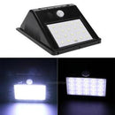 20 LED Solar Power PIR Motion Sensor Wall Light Outdoor Garden Waterproof Lamp