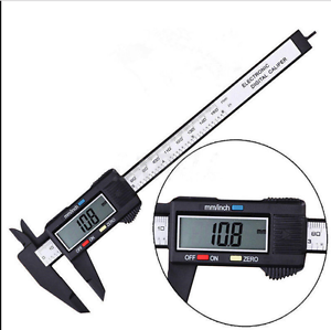 150mm LCD Digital Electronic Carbon Fiber Vernier Caliper Gauge Micrometer