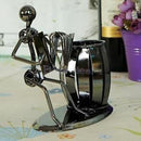 Creative Accordion Artist Pen Holder Desktop Decor Home Craft Case Container
