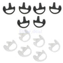 6 Pairs Replacement Medium Silicone Earbud for Two-Way Radio Audio Earphone