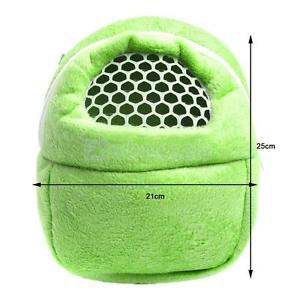 Hamster Rat Chinchilla Hedgehog Sleeping Hanging Bag Bed for Travel L Green