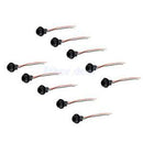10pcs T10 W5W Car Socket Extension Wedge Base Light Connector Fittings