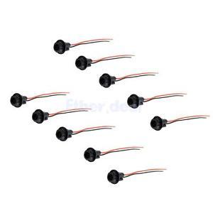 10pcs T10 W5W Car Socket Extension Wedge Base Light Connector Fittings