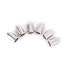 6 PCS New Chrome Guitar String Mounting Ferrules Bushing Set good quality