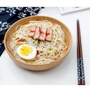 Stackable Bowl Wooden for Noodles Soup Dessert Salad Oatmeal Gruel Cereal M