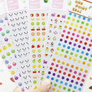 2 Sheets Colorful Animal Stickers Lovely Craft Scrapbook Card DIY Gift for KidsP