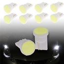 10x 12V Car Super Bright White 1 LED COB SMD T10 W5W Wedge Side Light Bulb Lamp