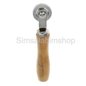 Tyre Patch Roller Puncture Repair Tool Wood Handle Portable Car Accessories