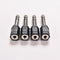 4Pcs 6.5mm 1/4 Male to 3.5mm 1/8 Female Stereo Audio Mic Plug Adapter Jack SP