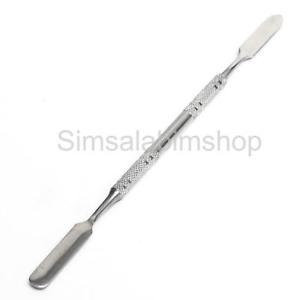 Stainless Steel Makeup Mixing Blending Palette with Spatula Cosmetic Tool