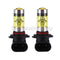 Pair H10 9145 100W LED Fog DRL Driving Lights Car Head Light Bulbs Yellow
