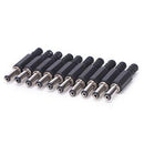 10pcs 5.5x2.1mm DC Male Jack Plug Adapter Connector DIY Components N8D