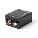 Optical Coaxial Toslink Digital to Analog Audio Converter Adapter RCA L/R 3.5mm