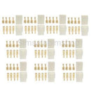 10 Kits 4 Way Pin 6.3mm Electrical Locking TAB Connector Plug & Socket Kit