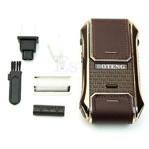 Newest Professional Electric Razor Men's Cordless Shaver Built-in Mirror