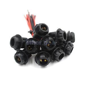 10pcs T10 W5W Car Socket Extension Wedge Base Light Connector Fittings