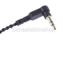 3.5mm Earphone Audio Cable Connector Repair Replacement Headphone Braid Line