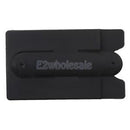 10Pcs 2in1 Silicone Cell Phone Adhesive Holder Credit Card Pouch Stand Black