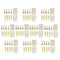 10 Kits 4 Way Pin 6.3mm Electrical Locking TAB Connector Plug & Socket Kit