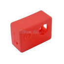 Rubber Gel Silicone Protective Soft Back Skin Case Cover For SJCAM Cam Red