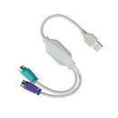 New USB Type A Male to PS/2 PS2 Female Cable Keyboard Mouse Adapter Converter