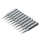 10Pcs 900M-T-B Lead-free Solder Iron Tips for Hakko Soldering Rework Station