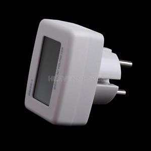 Blue LCD Volt Meter AC 80-300V For 110V 120V 220V 230V 240V EU Style Plug hv2n