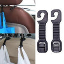 2Pcs Car Seat Truck Coat Hook Purse bag hanging Hanger Auto Bag Organizer Holder