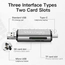Micro USB OTG to USB2.0 Adapter Multi-Function Memory Card Reader for Mobile