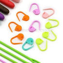 30pcs Crochet Hooks Kit Yarn Knitting Needles Sewing Tool Ergonomic Grip Bag Set