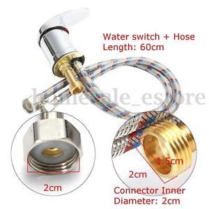 60cm Beauty Salon Shampoo Bowl Sink Hot & Cold Faucet Spray Hose Repalcement