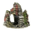 Aquarium Mountain Coral Reef Rock Fish Hide Cave Stone Moss Fish Tank Decor