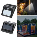Waterproof 8 LED Solar Power PIR Motion Sensor Wall Light Outdoor Garden Lamp