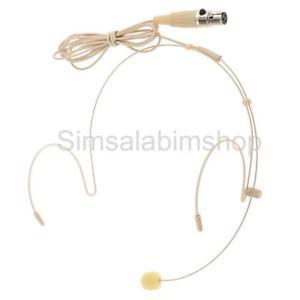 Professional Ear Hook Wired Headworn Condenser Microphone 3Pin Skin Color