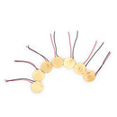 12pcs Piezoelectric Piezos Amplifiers Discs Leads For Cigar Box Guitar Pickup