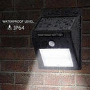 20 LED Solar Power PIR Motion Sensor Wall Light Outdoor Garden Waterproof Lamp