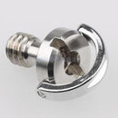 1/4" D-Ring Mounting Screw Stainless Steel for Camera Tripod QR Plate LS007