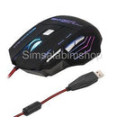 5500DPI USB Wired Gaming Mouse 7Buttons Opitical Ergonomics Laptop PC Mice
