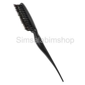 Hairdressing Barber Hairstylist Styling Teasing Nylon Bristle Brush Comb