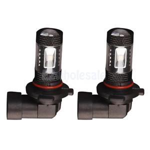 2x 7000K LED 9145 9140 H10 30W High Power Daytime Fog Driving Lights Bulbs