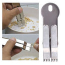 Stainless Steel Fishing Earthworm Live Maggots Clip Bait Fishing Tools Tackle
