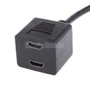 2Pack Fast Speed HDMI Male to 2X HDMI Female Y Splitter Switch Adapter Cable