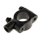 2x Motorcycle Bike 7/8'' Handlebar Mirror Mounting Clamp Bracket Clip Black
