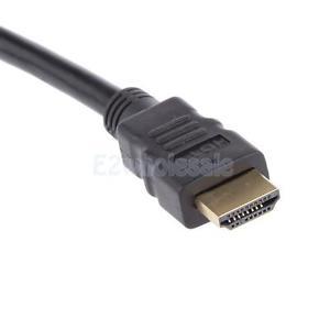 2Pack Fast Speed HDMI Male to 2X HDMI Female Y Splitter Switch Adapter Cable